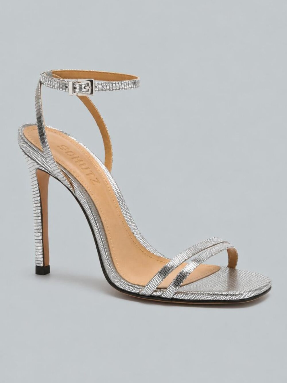 Women's Altina High-Heel Strappy Sandals - Prata